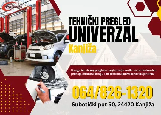 tehnički pregled kanjiža
